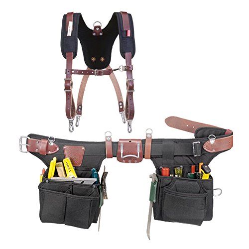  Occidental Leather 9540 Adjust-to-Fit Finisher Tool Belt Set Bundle w/ 5055 Stronghold Suspension System (2 Pieces)