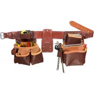 Occidental Leather 5080DBLH SM Pro Framer Tool Belt Set with Double Outer Bags, Left Hand, Small