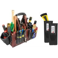 Occidental Leather 5588 Stronghold Master Carpenter Case Bundle w/ (2) Pack 2003 Oxy Tool Shield (3 Pieces)