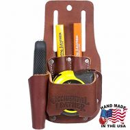 Occidental Leather 5047 Leather Tape & Knife Holder with Four Pockets
