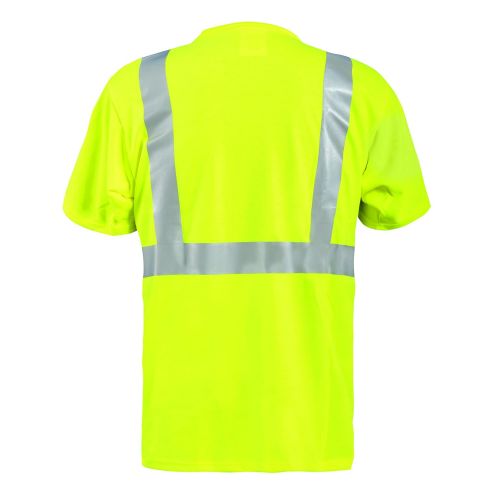  OccuNomix Occunomix Occlux Ansi Flame Resistant Tshirt W/Pkt L Yellow