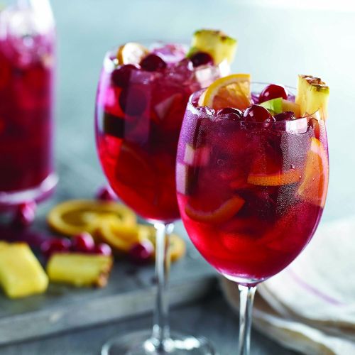  Ocean Spray Mocktails, Cranberry Sangria, 1 Liter Bottle (Pack of 8)