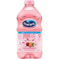 Ocean Spray Juice Drink, Pink Lite Cranberry, 64 Ounce (Pack of 8)