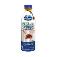 Ocean Spray 100% Juice, Organic Cranberry Blueberry, 1 Liter Bottle (Pack of 8)