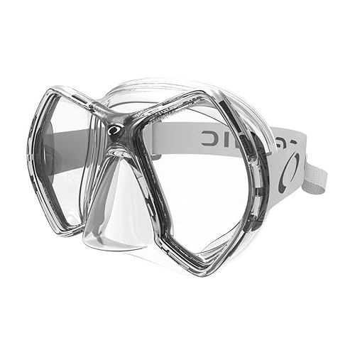  Oceanic Cyanea Ultra Scuba Mask - Clear Lens - Black/Gray