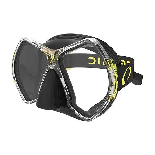  Oceanic Cyanea Ultra Scuba Mask - Clear Lens - Black/Gray