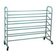 Oceanstar 5-Tier Metal, Turquoise Shoe Rack