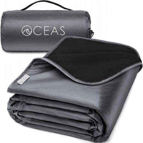  Oceas Outdoor Waterproof Blanket Warm Fleece Great for Camping, Outdoor Festival, Beach, and Picnic Use  Extra Large All Weather and Waterproof Throw Blanket