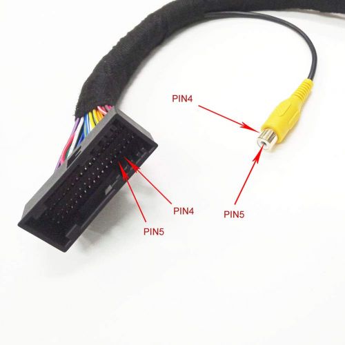  Ocstar OCSTAR 54 Pin Apim Connector Sync 1 Ford Camera Input Harness Cable Extension on SYNC 2 or SYNC 3 with RCA Connector for Camera 35cm 14 inches