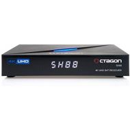 [아마존베스트]-Service-Informationen Octagon SX88 4K UHD S2+IP Receiver H.265 1GB RAM 4GB Flash Stalker Multistream Black