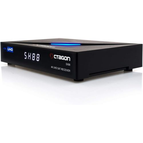  [아마존베스트]-Service-Informationen Octagon SX88 4K UHD S2+IP Receiver H.265 1GB RAM 4GB Flash Stalker Multistream Black