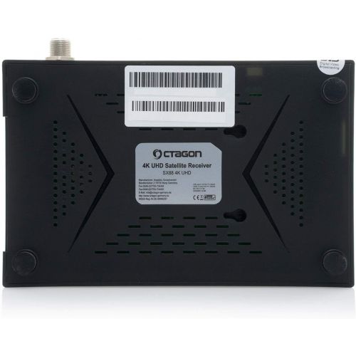  [아마존베스트]-Service-Informationen Octagon SX88 4K UHD S2+IP Receiver H.265 1GB RAM 4GB Flash Stalker Multistream Black