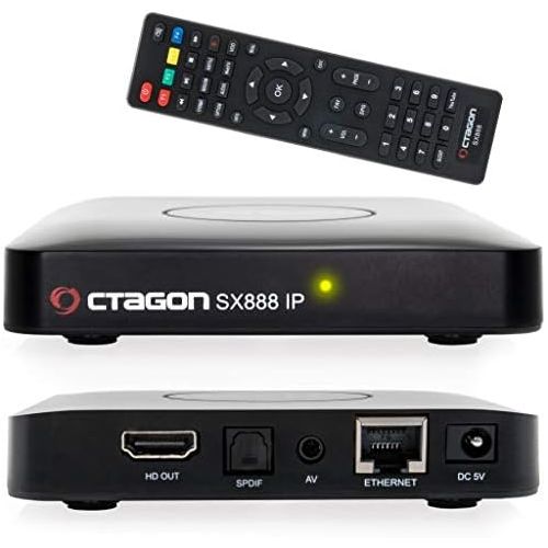  [아마존베스트]-Service-Informationen Octagon SX888 H265 Mini IPTV Box Receiver with Stalker, M3u Playlist, VOD, Xtream, WebTV [USB, HDMI, LAN] Full HD