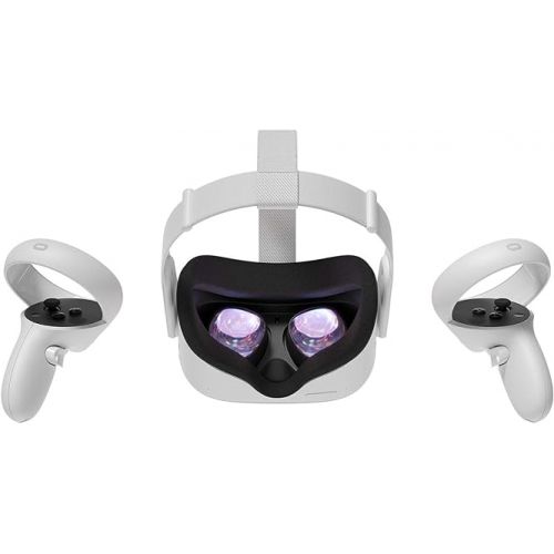 오큘러스 Newest Quest 2 VR Headset 128GB Holiday Set - Advanced All-in-One Virtual Reality Headset Cover Set, White