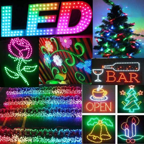  Odlamp DC12V 500pcs WS2811 Dream Color Changing RGB Addressable LED Pixel String Light Waterproof 12mm for Christmas Party Advertising Board Decoration (DC12V 500pcs)