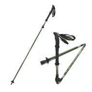 Odoland ODOLAND Folding Trekking Pole Collapsible Alpenstocks Ultralight Adjustable Hiking Stick Telescoping 7075 Aluminum with EVA Foam Handle Travel Backpacking Walking