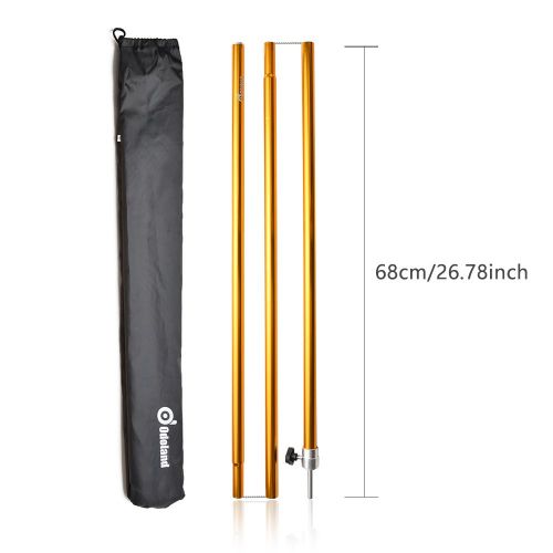  [아마존 핫딜]  [아마존핫딜]Odoland 2er Set Zelt Stange Teleskopstange fuer Zelte Taps oder Sonnensegel, Aufstellstange aus Aluminium ultraleichte verstellbar Tarpstange Tents Tarp Pole mit Durchmesser 2.5 m h