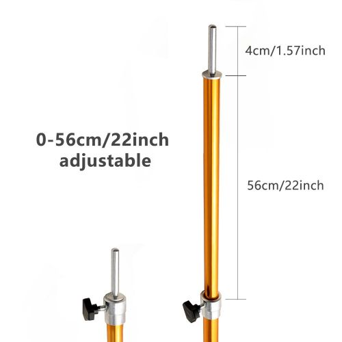  [아마존 핫딜]  [아마존핫딜]Odoland 2er Set Zelt Stange Teleskopstange fuer Zelte Taps oder Sonnensegel, Aufstellstange aus Aluminium ultraleichte verstellbar Tarpstange Tents Tarp Pole mit Durchmesser 2.5 m h