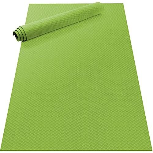  Odoland Large Yoga Mat for Pilates Stretching Home Gym Workout, Extra Thick Non Slip Eco Friendly Exercise Mat, Extra Wide Fitness Mat for Men and Women, Mutil-size x 1/4 Thick