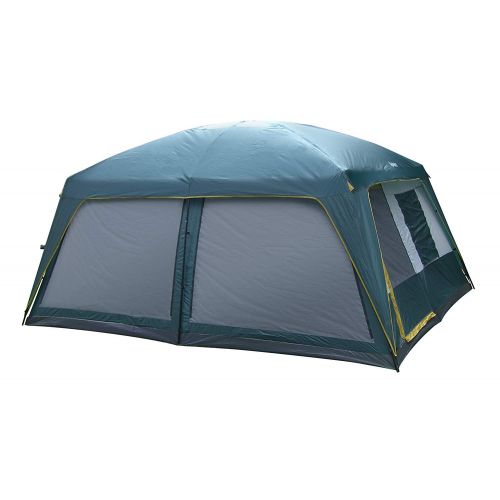  Odoland GigaTent 10 Person Family Tent - 3 Room Cabin Tent for Outdoors, Parties, Camping, Hiking, Backpacking - Waterproof, Durable Heavy Duty Material, Portable & Easy to Set Up - with C