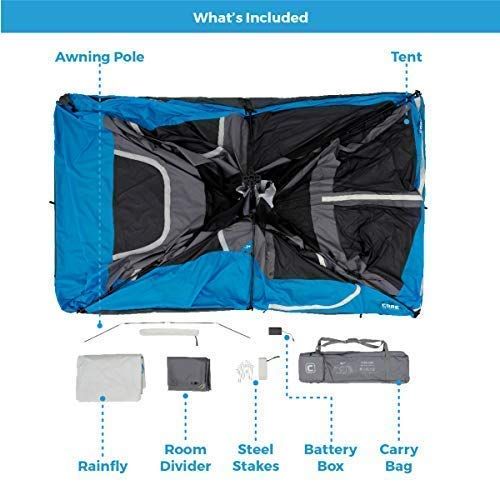  Odoland CORE Lighted 9 Person Instant Cabin Tent - 14 x 9