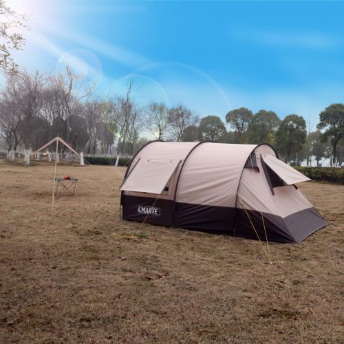  Odoland CMARTE 3-4 Person Large Camping Tent, Good as Family Tent or Party Tent