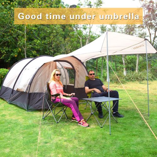  Odoland CMARTE 3-4 Person Large Camping Tent, Good as Family Tent or Party Tent