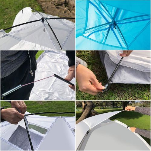  Odoland JPFS 3-4 Person Double Layer Waterproof Camping Tent