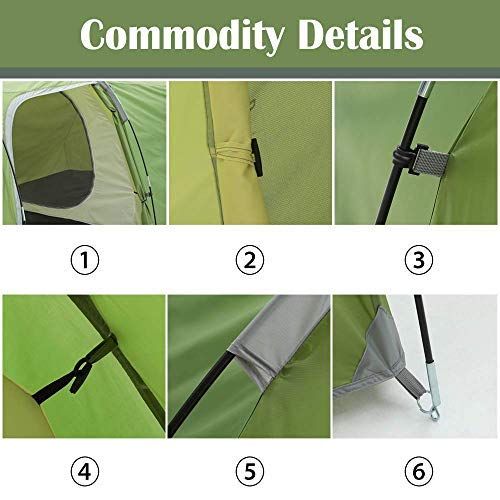  Odoland AYAMAYA Camping Tents 3-4 Person/Man/People with 2/Two Room [Bedroom + Living Room], Waterproof Double Layer [3 Doors] [3 Season] Easy Setup Large Family Tunnel Tent Shelter for Hi