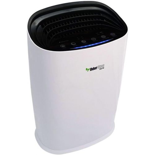  OdorStop HEPA Air Purifier with H13 HEPA Filter, Active Carbon, Multi-Speed, Sleep Mode and Timer (OSAP3600, Bright White)