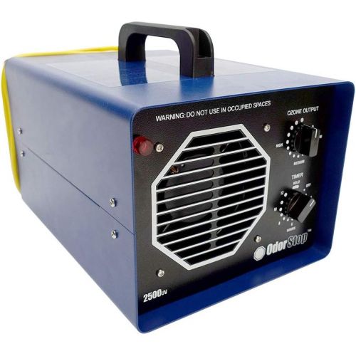  OdorStop OS2500UV Professional Grade Ozone Generator Ionizer for Areas of 2500 Square Feet+, For Deodorizing and Purifying Medium Size Areas Such as Hotel Rooms, Offices, and Basem