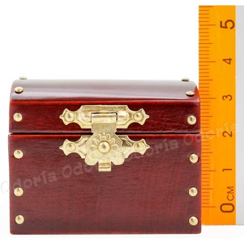  Odoria 1:12 Miniature Vintage Treasures Chest Storage Trunk Dollhouse Furniture Decoration Accessories