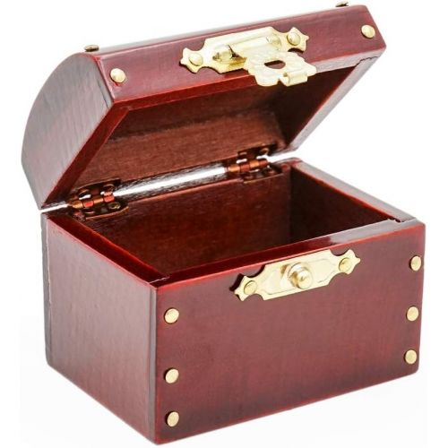  Odoria 1:12 Miniature Vintage Treasures Chest Storage Trunk Dollhouse Furniture Decoration Accessories