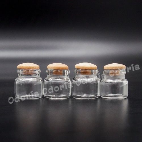  Odoria 1:12 Miniature Glass Food Jars 4Pcs Dollhouse Decoration Accessories