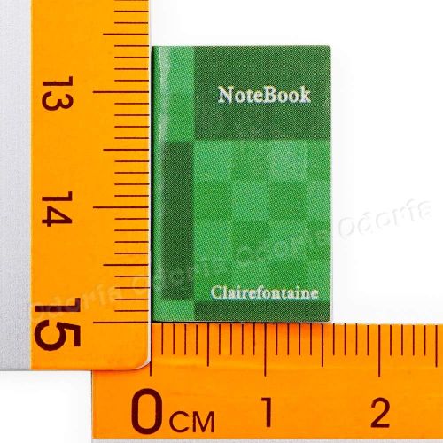  Odoria 1:12 Miniature Books Blank Notebook 4Pcs School Supplies Dollhouse Decoration Accessories