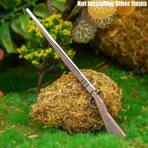  Odoria 1:12 Miniature Rifle for Crafts Doll Gun Dollhouse Furniture Decoration Accessories