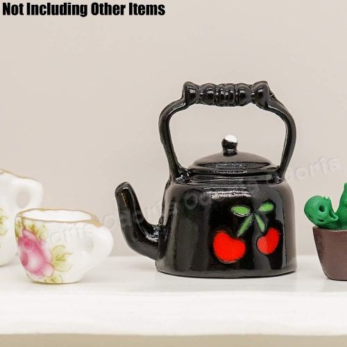  Odoria 1:12 Miniature Tea Kettle Dollhouse Kitchen Food Accessories