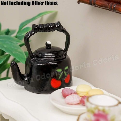  Odoria 1:12 Miniature Tea Kettle Dollhouse Kitchen Food Accessories