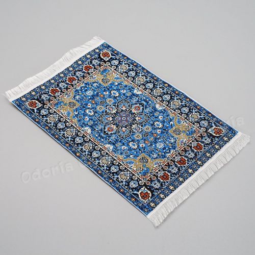  Odoria 1:12 Miniature Rugs and Carpet Persian Turkey Flooring Rug Dollhouse Decoration Accessories