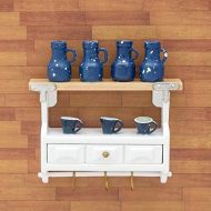 Odoria 1:6 Miniature Kitchen Shelf Pot Utensils Rack Dollhouse Decoration Accessories