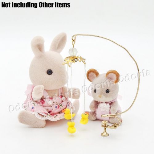  Odoria 1:12 Miniature Toy for Baby Crib Dollhouse Nursey Accessories