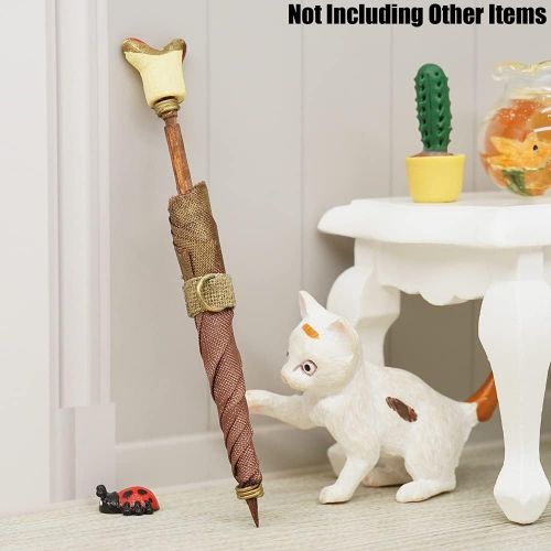  Odoria 1:12 Miniature Doll Toy Umbrella Dollhouse Fairy Garden Furniture Accessories