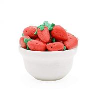 Odoria 1:12 Miniature Strawberry Fruit Dish Bowl Dollhouse Kitchen Food Tableware Accessories