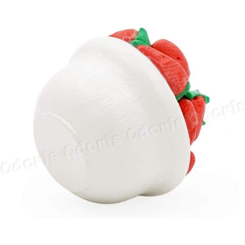  Odoria 1:12 Miniature Strawberry Fruit Dish Bowl Dollhouse Kitchen Food Tableware Accessories