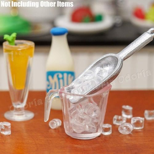  Odoria 1:12 Miniature Scoops for Spice Ice Flour Baking Supplies Utensils Dollhouse Kitchen Food Accessories