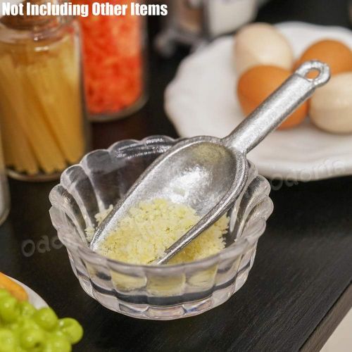  Odoria 1:12 Miniature Scoops for Spice Ice Flour Baking Supplies Utensils Dollhouse Kitchen Food Accessories