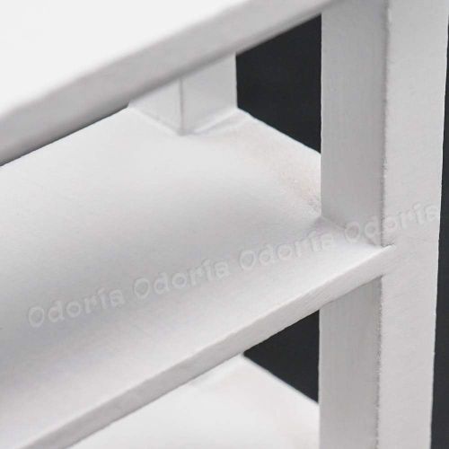  Odoria 1:12 Miniature Storage Shelf Display Bookshelf Dollhouse Kitchen Furniture Accessories