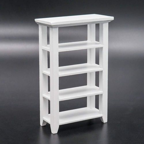  Odoria 1:12 Miniature Storage Shelf Display Bookshelf Dollhouse Kitchen Furniture Accessories