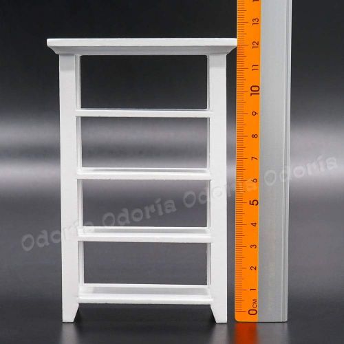  Odoria 1:12 Miniature Storage Shelf Display Bookshelf Dollhouse Kitchen Furniture Accessories