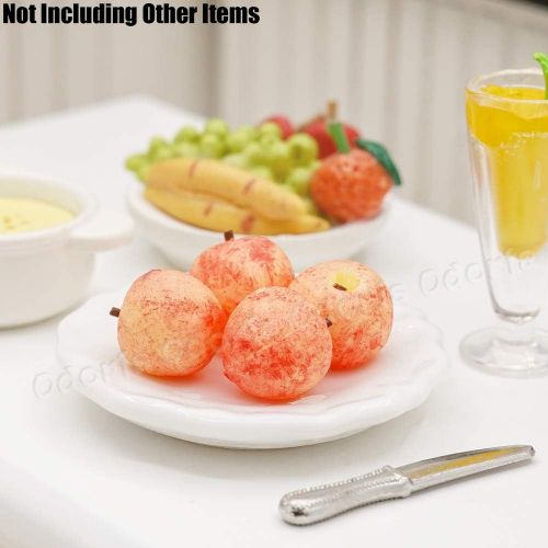  Odoria 1:12 Miniature Apples Fruits Dollhouse Decoration Accessories